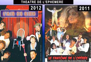 La troupe du théâtre de l'éphémère